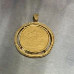 ソブリン金貨　ペンダント